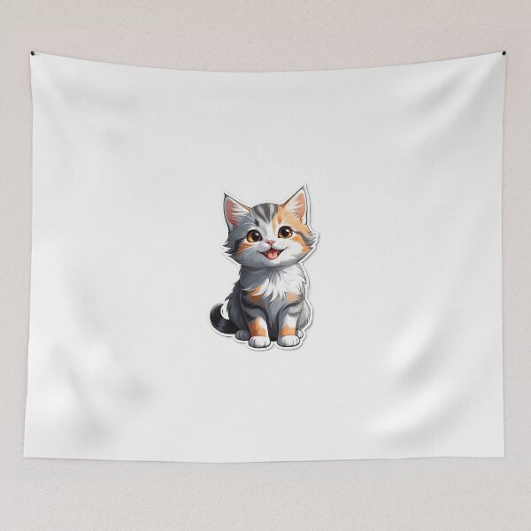 Item preview, kitten smiling designed and sold by BladiWear.
