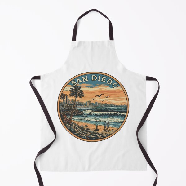 Item preview, Sunset Bliss in San Diego California - Vintage Beach Art Print designed and sold by CircinusStore.