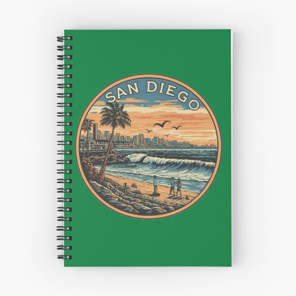 Item preview, Sunset Bliss in San Diego California - Vintage Beach Art Print designed and sold by CircinusStore.