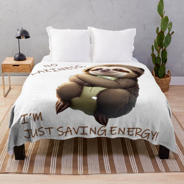 Item preview, No laziness, I'm just saving energy! designed and sold by r105.