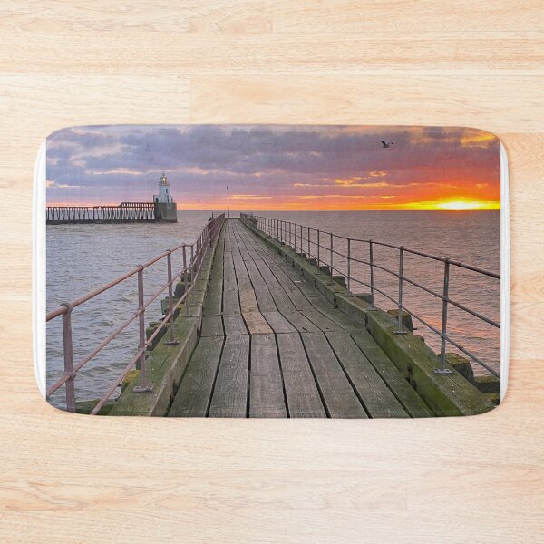 Item preview, January sunrise at the mouth of the River Blyth - Portrait designed and sold by Violaman.