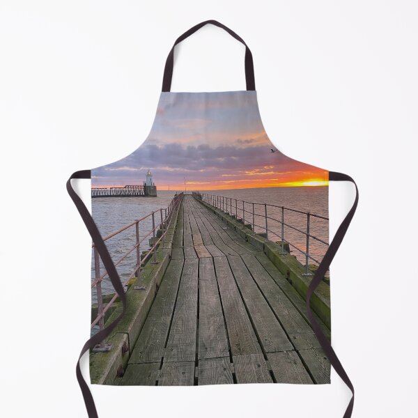 Item preview, January sunrise at the mouth of the River Blyth - Portrait designed and sold by Violaman.