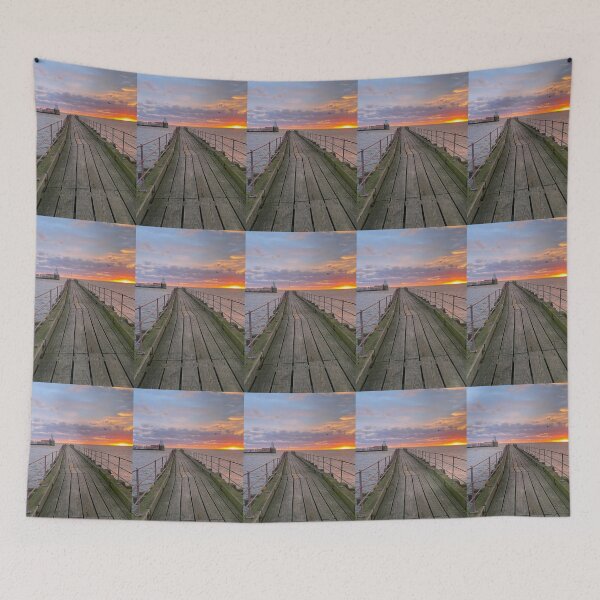 Item preview, January sunrise at the mouth of the River Blyth - Portrait designed and sold by Violaman.