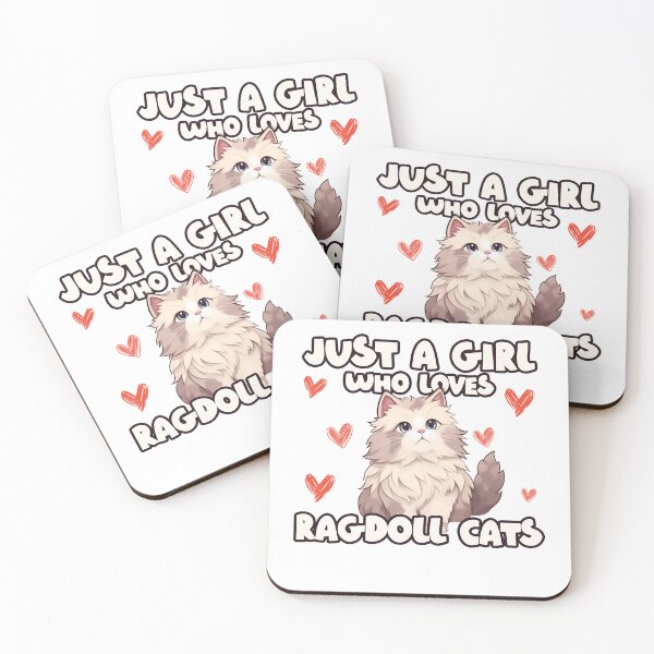 Item preview, Just a Girl Who Love Ragdoll Cats Ragdolls Kitty designed and sold by wowwowmeow.