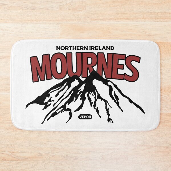 Item preview, Mourne Mountains Northern Ireland Newcastle Gift (Black Version) designed and sold by VEPOH.