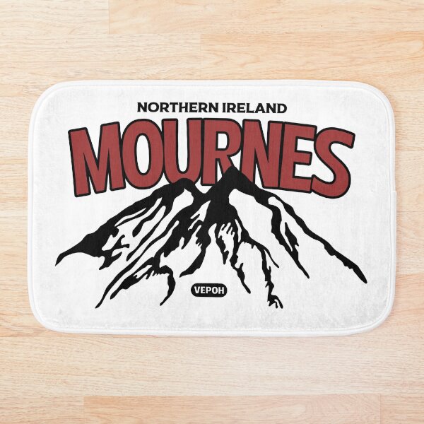 Item preview, Mourne Mountains Northern Ireland Newcastle Gift (Black Version) designed and sold by VEPOH.