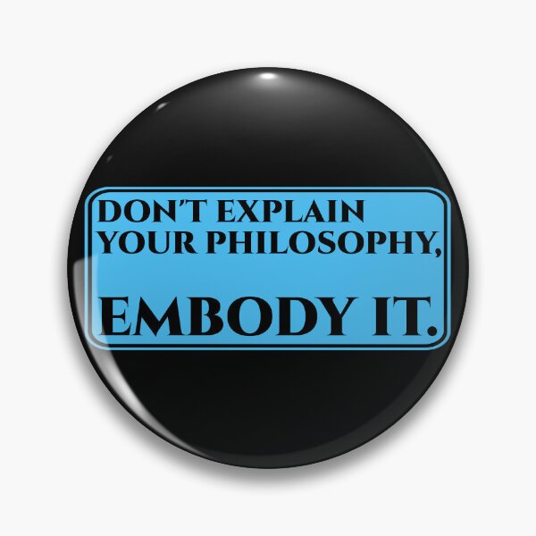 Item preview, Philosophy Quote | Epictetus Stoic Phrase Embody It designed and sold by StoicStreet.