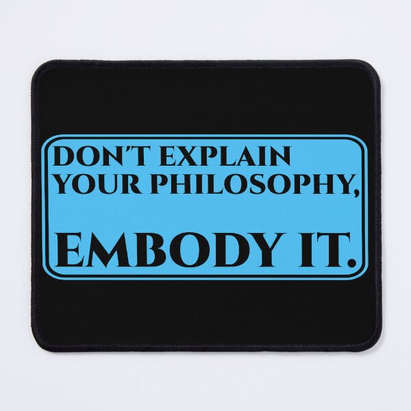 Item preview, Philosophy Quote | Epictetus Stoic Phrase Embody It designed and sold by StoicStreet.