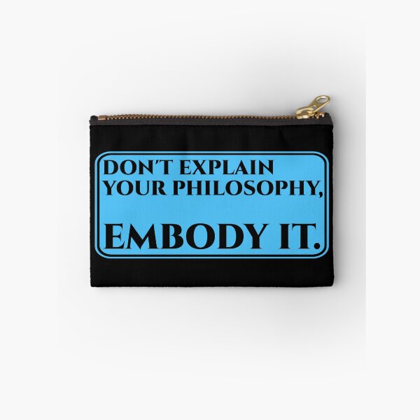 Item preview, Philosophy Quote | Epictetus Stoic Phrase Embody It designed and sold by StoicStreet.
