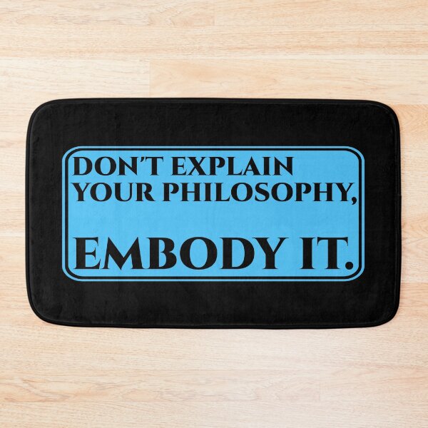 Item preview, Philosophy Quote | Epictetus Stoic Phrase Embody It designed and sold by StoicStreet.