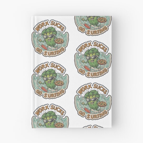 Item preview, work sucks , go surfing ! designed and sold by NebulaWhimsy.
