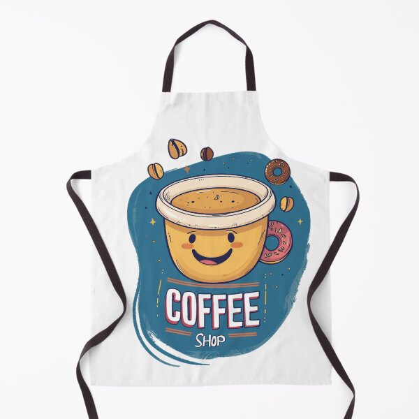 Item preview, Smiling Cup of Joe: Delightful Coffee and Donut Illustration for Cafe Lovers designed and sold by David Balzen.