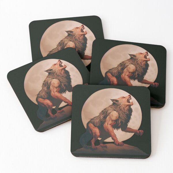 Item preview, A WOLF AND THE MOON designed and sold by artmedellin.