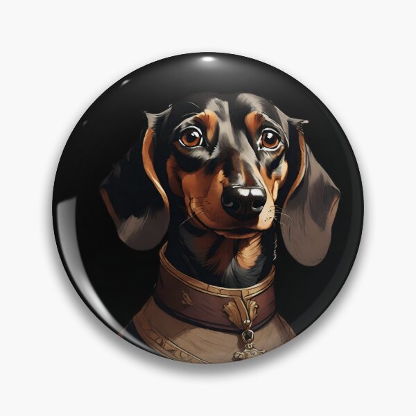Item preview, Dapper Dachshund Elegant Canine Charm designed and sold by ChicTrendz.