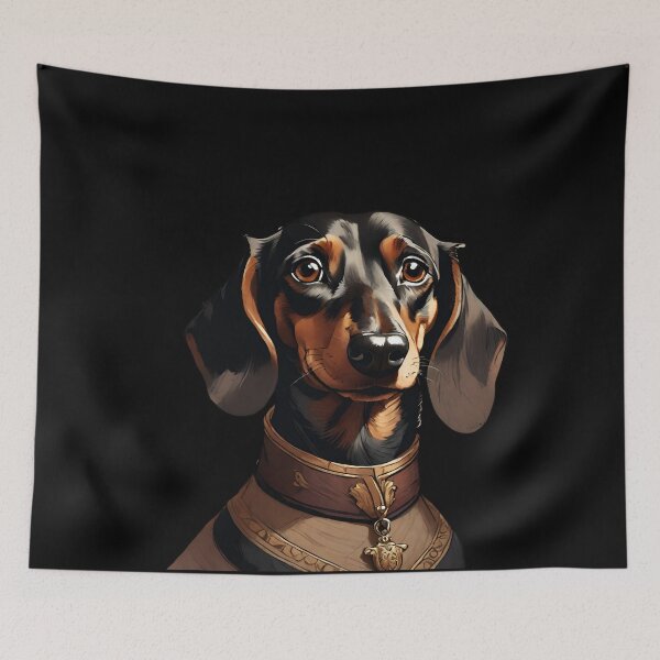 Item preview, Dapper Dachshund Elegant Canine Charm designed and sold by ChicTrendz.