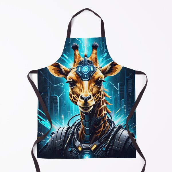 Item preview, Cool Cyberpunk Cyborg Giraffe designed and sold by TheArtOfPat.
