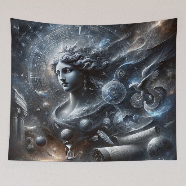 Item preview, Mnemosyne - Guardian of history and knowledge designed and sold by darkfantasy-atk.