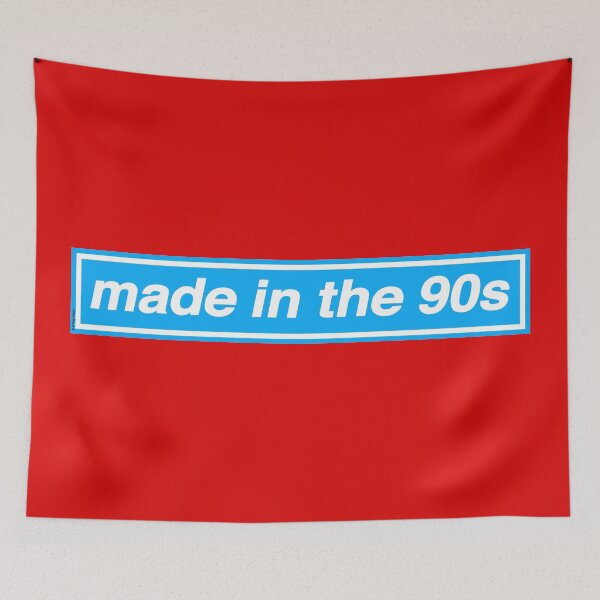 Item preview, MADE IN THE 90s - Rock n Roll Star Britpop Gear (Blue) designed and sold by phigment-art.