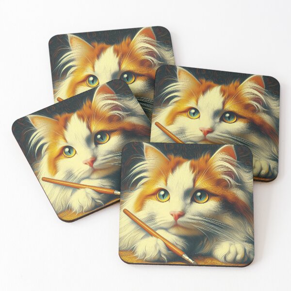 Item preview, Turkish Van Tapestry of Elegance designed and sold by BastKittyStore.
