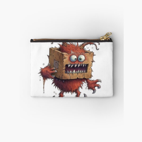 Item preview, Red cut monster with carton head designed and sold by AIrtistIdea.