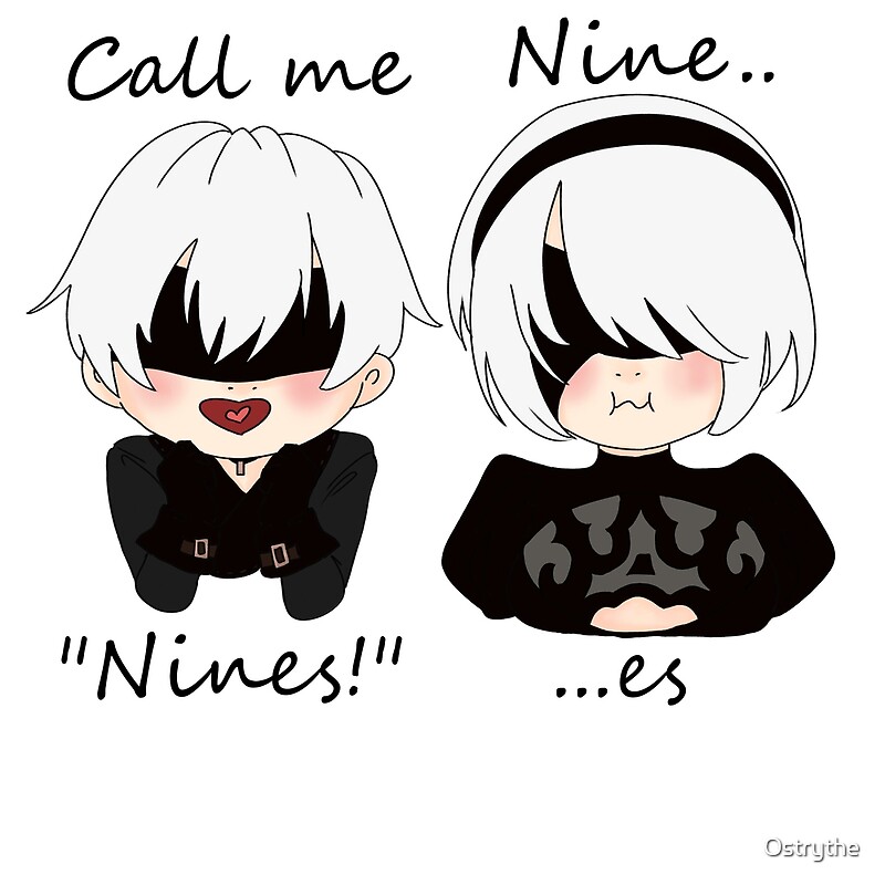 call-me-nines-2b-and-9s-chibi-nier-automata-by-ostrythe-redbubble