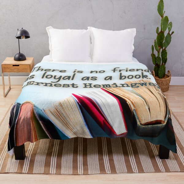 Item preview, "There is no friend as loyal as a book" quote designed and sold by InkDrinker23.