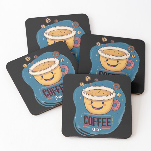 Item preview, Smiling Cup of Joe: Delightful Coffee and Donut Illustration for Cafe Lovers designed and sold by David Balzen.