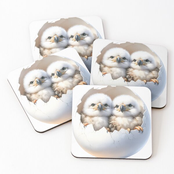 Item preview, Easter, Baby Shower, Twins Eagles in Egg designed and sold by digidecalden.