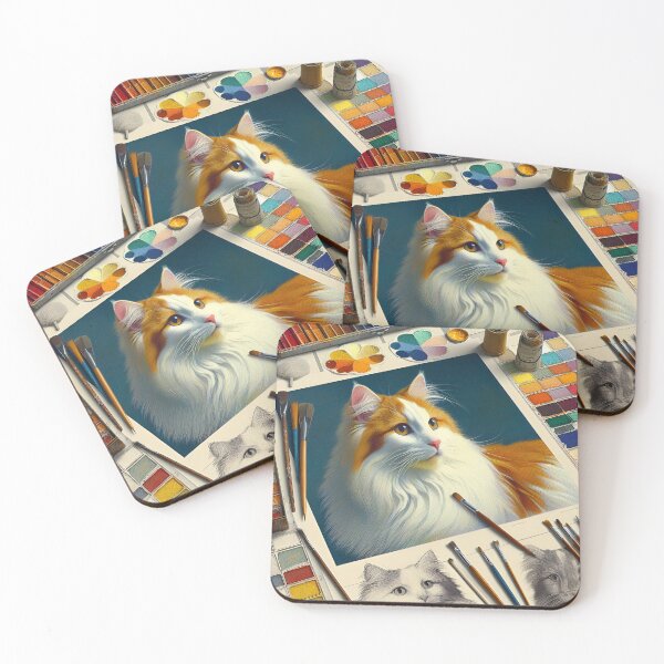 Item preview, Courbet's Cat Elegance Series designed and sold by BastKittyStore.