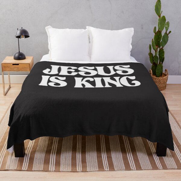 Item preview, Jesus is King Christian Quote designed and sold by cidolopez.