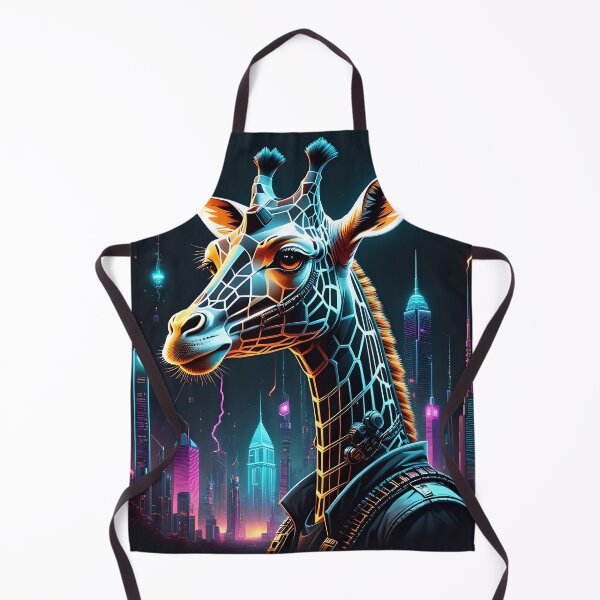 Item preview, Cool Cyberpunk Cyborg Giraffe designed and sold by TheArtOfPat.