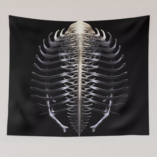 Item preview, “Backbone Brilliance: Photonegative Refraction Emblem” designed and sold by Art-Vortex-fr.
