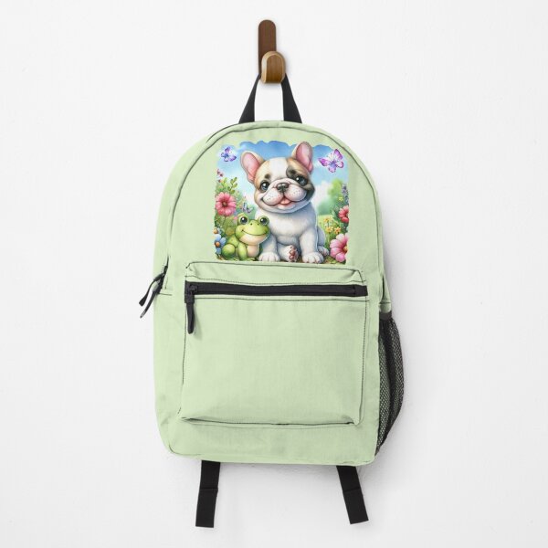 Item preview, Frenchie Spring Splash designed and sold by critterpatchusa.