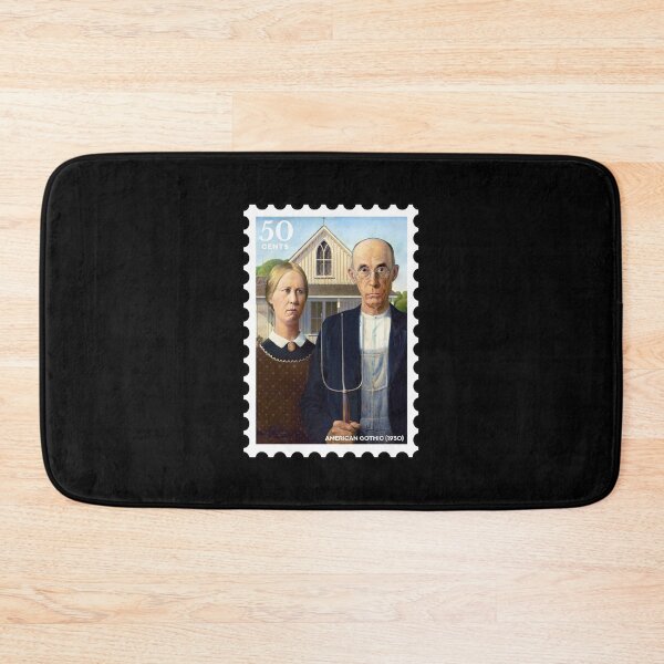 Item preview, Grant Wood stamp designed and sold by RabbitK.