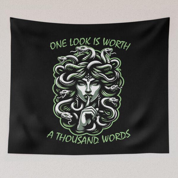 Item preview, Medusa Greek Mythology Ancient Goddess Snake Women designed and sold by Thomas Remmers.