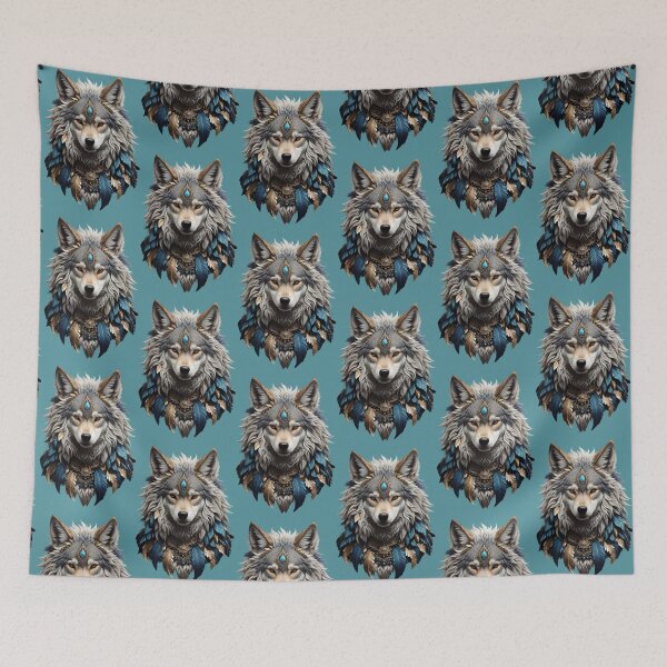 Item preview, unique wolves designed and sold by DigiArtFusion.
