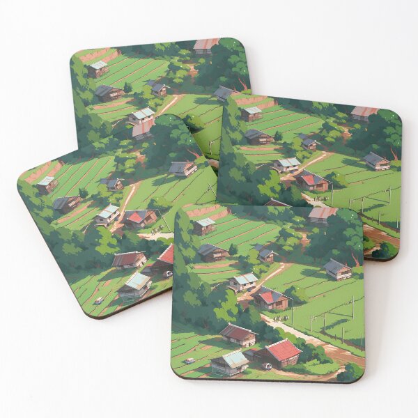 Item preview, Cozy Countryside, top down view- Pixel art designed and sold by octoboobs.