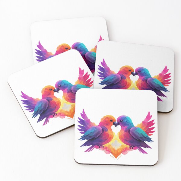 Item preview, Colorful Love Birds designed and sold by Nawsome Designs.
