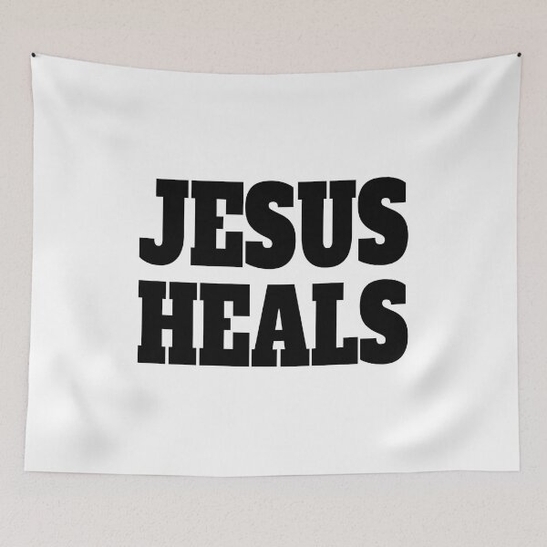 Item preview, Jesus Heals White And Black Christian designed and sold by PMCreative.