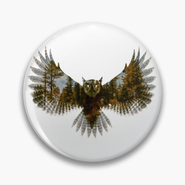 Item preview, Wild Flying Owl designed and sold by PlanetMarker.