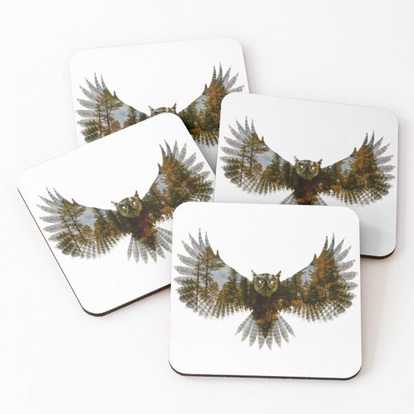 Item preview, Wild Flying Owl designed and sold by PlanetMarker.