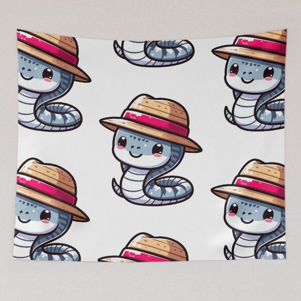 Item preview, Cool Cobra in Hat designed and sold by ArtfulWeave.