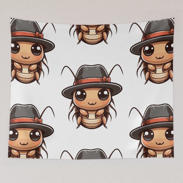 Item preview, Cockroach with Hat designed and sold by ArtfulWeave.