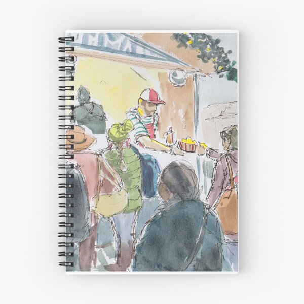 Item preview, Buying Food At The Market - Christmas in Exeter designed and sold by MikeJory.