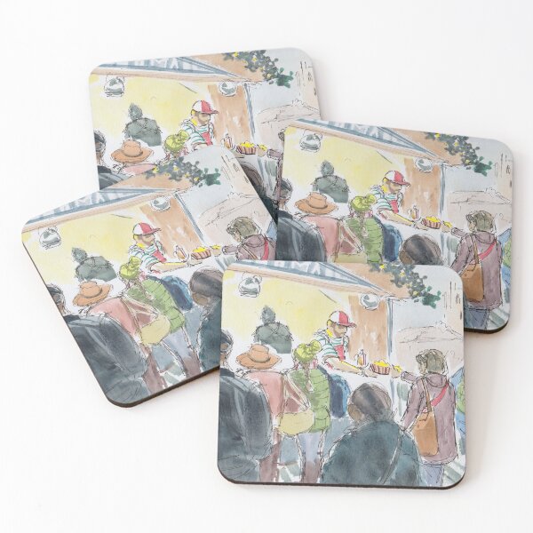 Item preview, Buying Food At The Market - Christmas in Exeter designed and sold by MikeJory.