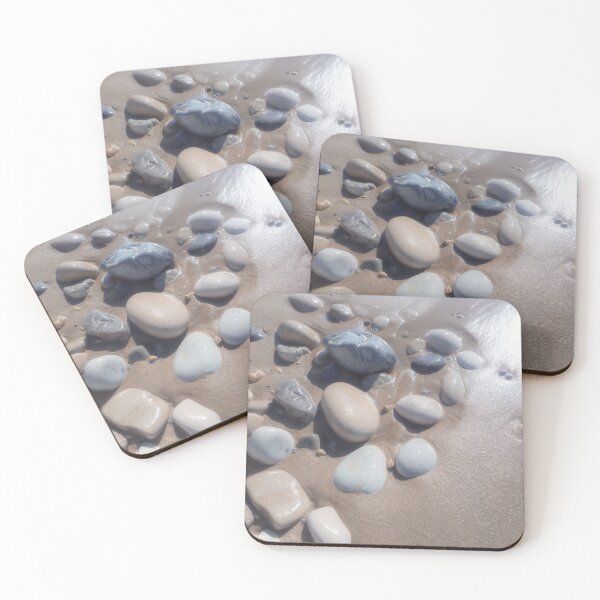 Item preview, Pebbles on the Sand Wall Art Print Poster designed and sold by nickbrayimages.