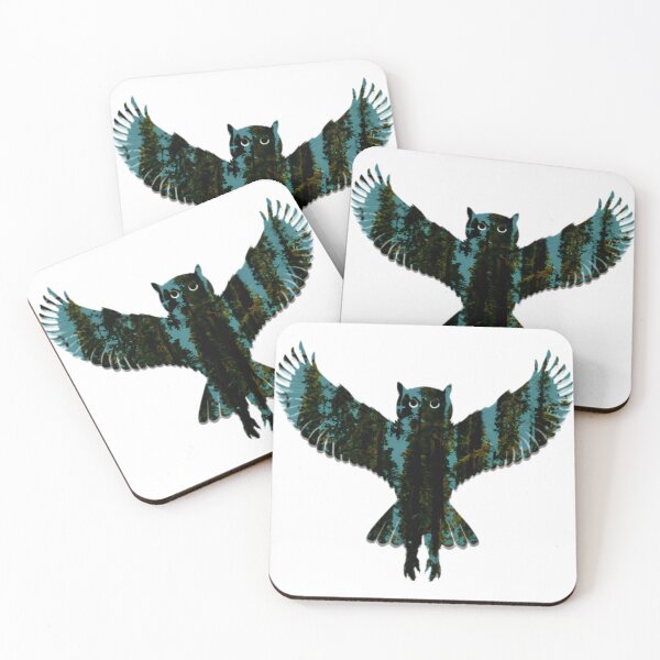 Item preview, Wild Flying Owl designed and sold by PlanetMarker.