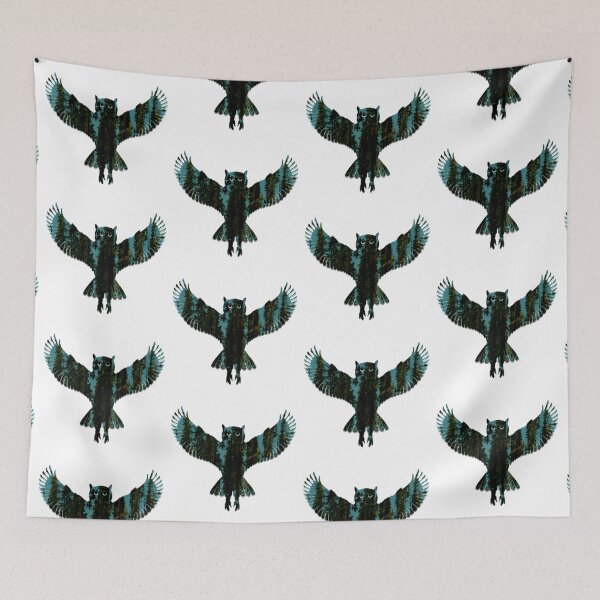 Item preview, Wild Flying Owl designed and sold by PlanetMarker.