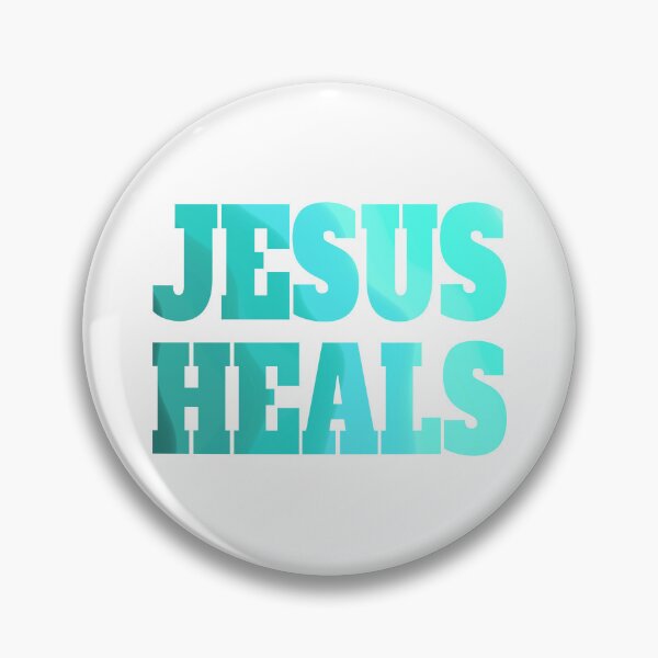 Item preview, Jesus Heals Blue Waves Christian designed and sold by PMCreative.