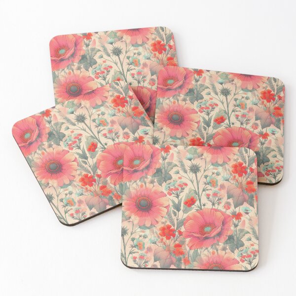 Item preview, Jardín de flores - Naranja designed and sold by SilverPegasus.